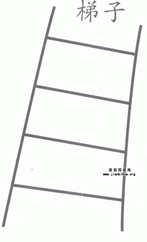 梯子手抄報簡筆畫圖片、梯子手抄報簡筆畫圖片大全